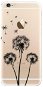iSaprio Three Dandelions – black pre iPhone 6/ 6S - Kryt na mobil