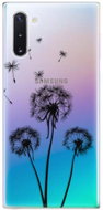 iSaprio Three Dandelions - Black for Samsung Galaxy Note 10 - Phone Cover