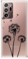 iSaprio Three Dandelions - Black for Samsung Galaxy Note 20 Ultra - Phone Cover