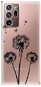 iSaprio Three Dandelions - Black for Samsung Galaxy Note 20 Ultra - Phone Cover