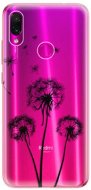 iSaprio Three Dandelions - Black for Xiaomi Redmi Note 7 - Phone Cover