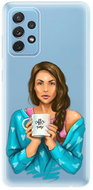 iSaprio Coffee Now - Brunette for Samsung Galaxy A72 - Phone Cover