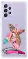 iSaprio Kissing Mom - Blond and Girl for Samsung Galaxy A52 - Phone Cover