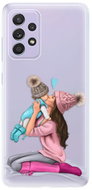 iSaprio Kissing Mom - Brunette and Boy for Samsung Galaxy A52 - Phone Cover
