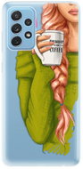 iSaprio My Coffee and Redhead Girl for Samsung Galaxy A72 - Phone Cover