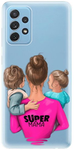 iSaprio Super Mama - Boy and Girl for Samsung Galaxy A72 - Phone Cover - Main image