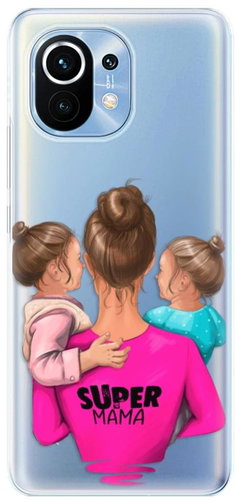 iSaprio Super Mama - Two Girls for Xiaomi Mi 11 - Phone Cover - Main image