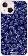 iSaprio Blue Leaves 05 for iPhone 13 mini - Phone Cover