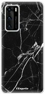 iSaprio Black Marble for Huawei P40 - Phone Cover