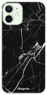 iSaprio Black Marble for iPhone 12 - Phone Cover