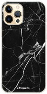 iSaprio Black Marble for iPhone 12 Pro - Phone Cover