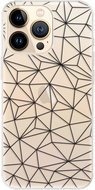iSaprio Abstract Triangles 03 - black for iPhone 13 Pro Max - Phone Cover