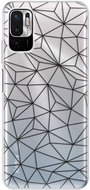 iSaprio Abstract Triangles 03 - black for Xiaomi Redmi Note 10 5G - Phone Cover