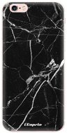 iSaprio Black Marble for iPhone 6 Plus - Phone Cover