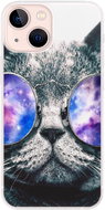 iSaprio Galaxy Cat for iPhone 13 mini - Phone Cover