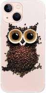 iSaprio Owl And Coffee for iPhone 13 mini - Phone Cover