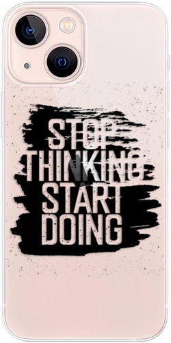iSaprio Start Doing - black for iPhone 13 mini - Phone Cover - Main image