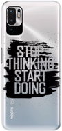 iSaprio Start Doing - black for Xiaomi Redmi Note 10 5G - Phone Cover