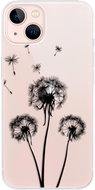 iSaprio Three Dandelions - black for iPhone 13 - Phone Cover