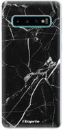 iSaprio Black Marble for Samsung Galaxy S10 - Phone Cover