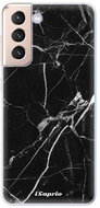iSaprio Black Marble for Samsung Galaxy S21 - Phone Cover