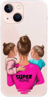 iSaprio Super Mama - Two Girls for iPhone 13 mini - Phone Cover
