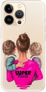 iSaprio Super Mama - Two Boys for iPhone 13 Pro Max - Phone Cover