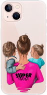 iSaprio Super Mama - Boy and Girl for iPhone 13 - Phone Cover
