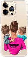 iSaprio Super Mama - Boy and Girl for iPhone 13 Pro Max - Phone Cover