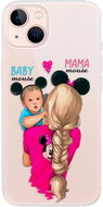 iSaprio Mama Mouse Blonde and Boy for iPhone 13 - Phone Cover