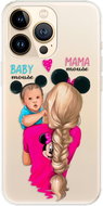 iSaprio Mama Mouse Blonde and Boy for iPhone 13 Pro Max - Phone Cover