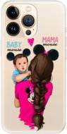 iSaprio Mama Mouse Brunette and Boy for iPhone 13 Pro Max - Phone Cover