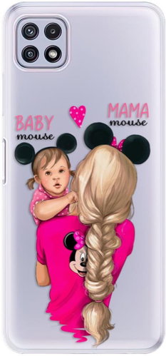 iSaprio Mama Mouse Blond and Girl for Samsung Galaxy A22 5G - Phone Cover - Main image