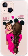 iSaprio Mama Mouse Brunette and Girl for iPhone 13 mini - Phone Cover