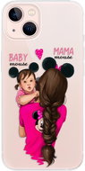 iSaprio Mama Mouse Brunette and Girl for iPhone 13 - Phone Cover