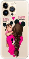 iSaprio Mama Mouse Brunette and Girl for iPhone 13 Pro Max - Phone Cover