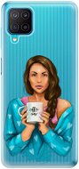 iSaprio Coffe Now – Brunette pre Samsung Galaxy M12 - Kryt na mobil