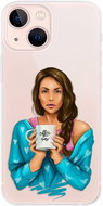 iSaprio Coffe Now - Brunette for iPhone 13 mini - Phone Cover