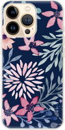 iSaprio Leaves on Blue for iPhone 13 Pro Max - Phone Cover