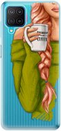 iSaprio My Coffe and Redhead Girl for Samsung Galaxy M12 - Phone Cover