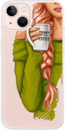 iSaprio My Coffe and Redhead Girl for iPhone 13 - Phone Cover