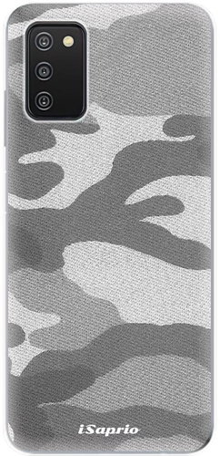 iSaprio Gray Camuflage 02 for Samsung Galaxy A03s - Phone Cover - Main image