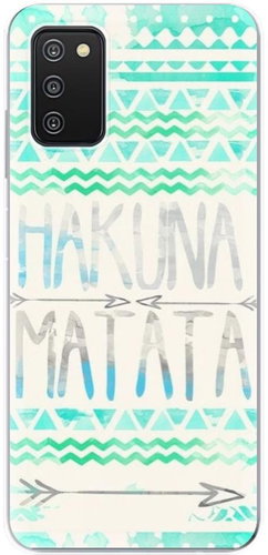 iSaprio Hakuna Matata Green for Samsung Galaxy A03s - Phone Cover - Main image