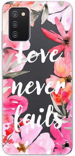 iSaprio Love Never Fails for Samsung Galaxy A03s - Phone Cover - Main image
