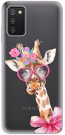 iSaprio Lady Giraffe for Samsung Galaxy A03s - Phone Cover