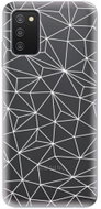 iSaprio Abstract Triangles 03 for white for Samsung Galaxy A03s - Phone Cover