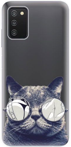 iSaprio Crazy Cat 01 for Samsung Galaxy A03s - Phone Cover - Main image