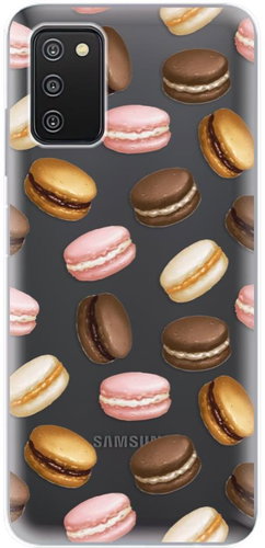 iSaprio Macaron Pattern for Samsung Galaxy A03s - Phone Cover - Main image
