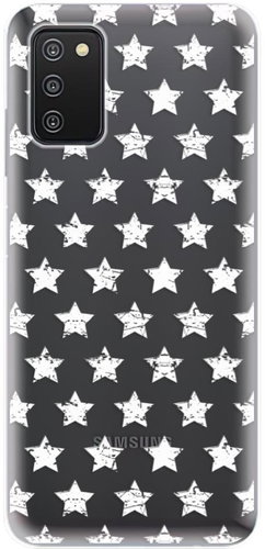 iSaprio Stars Pattern for white for Samsung Galaxy A03s - Phone Cover - Main image