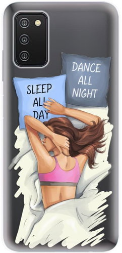 iSaprio Dance and Sleep for Samsung Galaxy A03s - Phone Cover - Main image